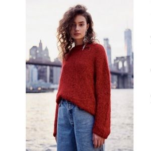 Free people fluffy crew sweater